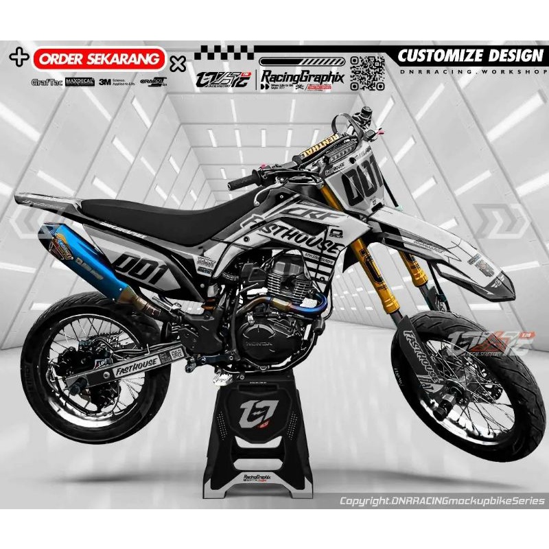 Decal Stiker Crf 150 L Custom Design