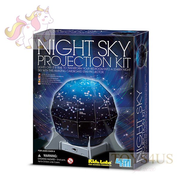 Toys4Us - Mainan Edukasi Bydesign - 4M KIDZLABS NIGHT SKY PROJECTION KIT/CREATE A NIGHT SKY / 00-033