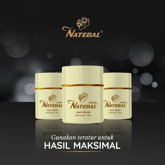❤artemis.shop❤ Natebal Hair Cream 100gr Super penghitam rambut