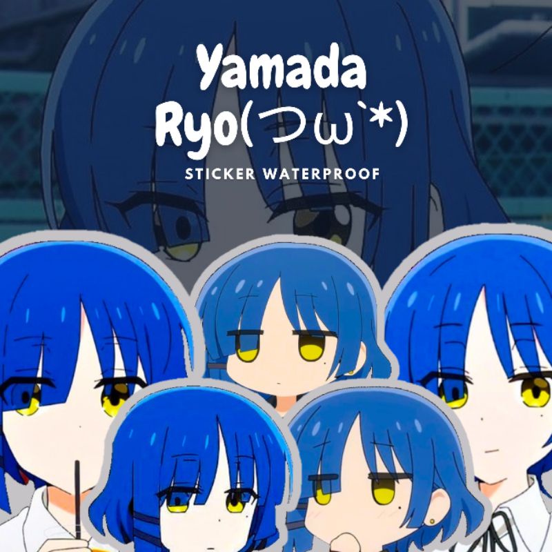 STICKER ANIME RYO YAMADA BOCCHI THE ROCK! (WATERPROOF)