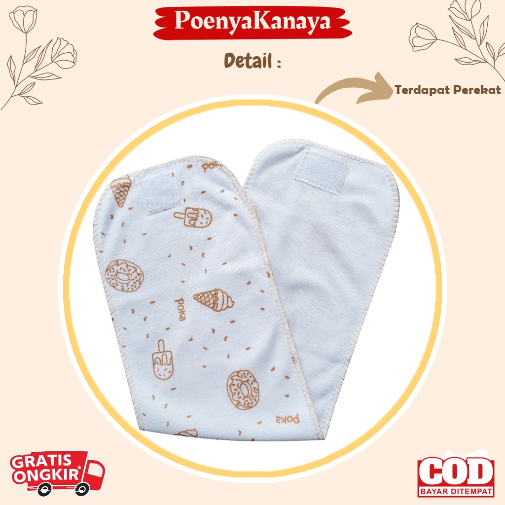 6pc/3pc Gurita Bayi Rekat Seri COKELAT Poka Perekat Press AK14