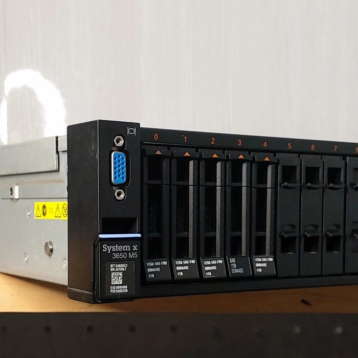 Server Sistem Ibm X3650 M5 2U  Ram 64Gb Ddr4 hdd 2Tb