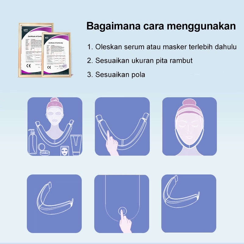 AmazeFan Alat pijat pelangsing wajah elektrik facial Lifting Pembuat Bentuk V-Shaped 5Mode＆8tingkat getaran＆Terapi Foton Merah dan Biru Pengurangan dagu ganda Anti-kerut face lift wajah V kecil Menghilangkan bengkak alat kecantikan penurunan berat badan