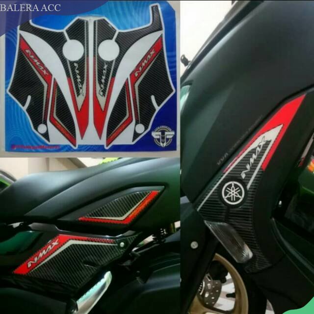 Stiker Sticker Timbul Resin Body Samping Yamaha Nmax 155 2020