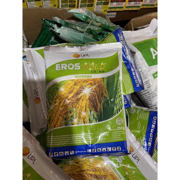 herbisida eros gold 250gram obat rumput eros gold pirazosulfuron dan pretilakor