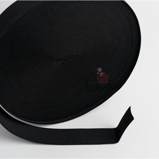 Karet Elastis Hitam Penguin 2.5 cm (1")