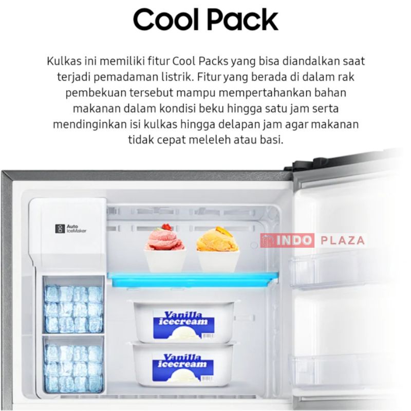 KULKAS SAMSUNG 2 PINTU INVERTER RT25FARBDSA 256 Liter