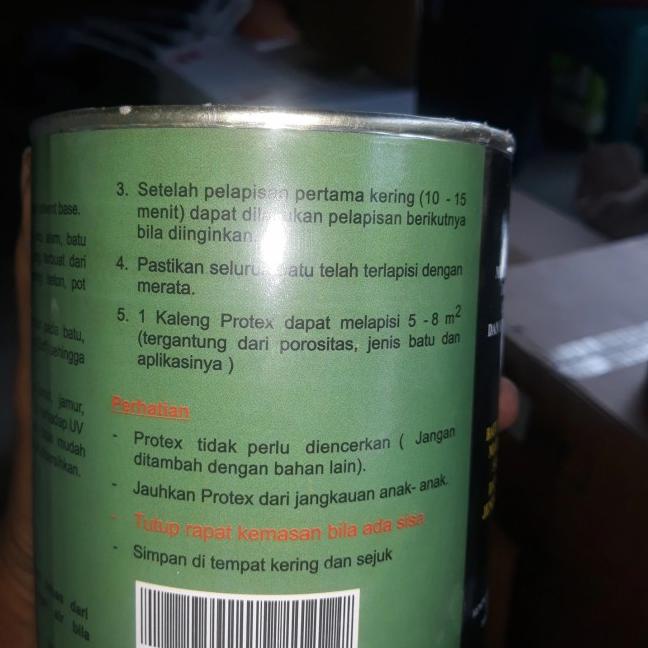 Coating batu alam Protex one clear doff