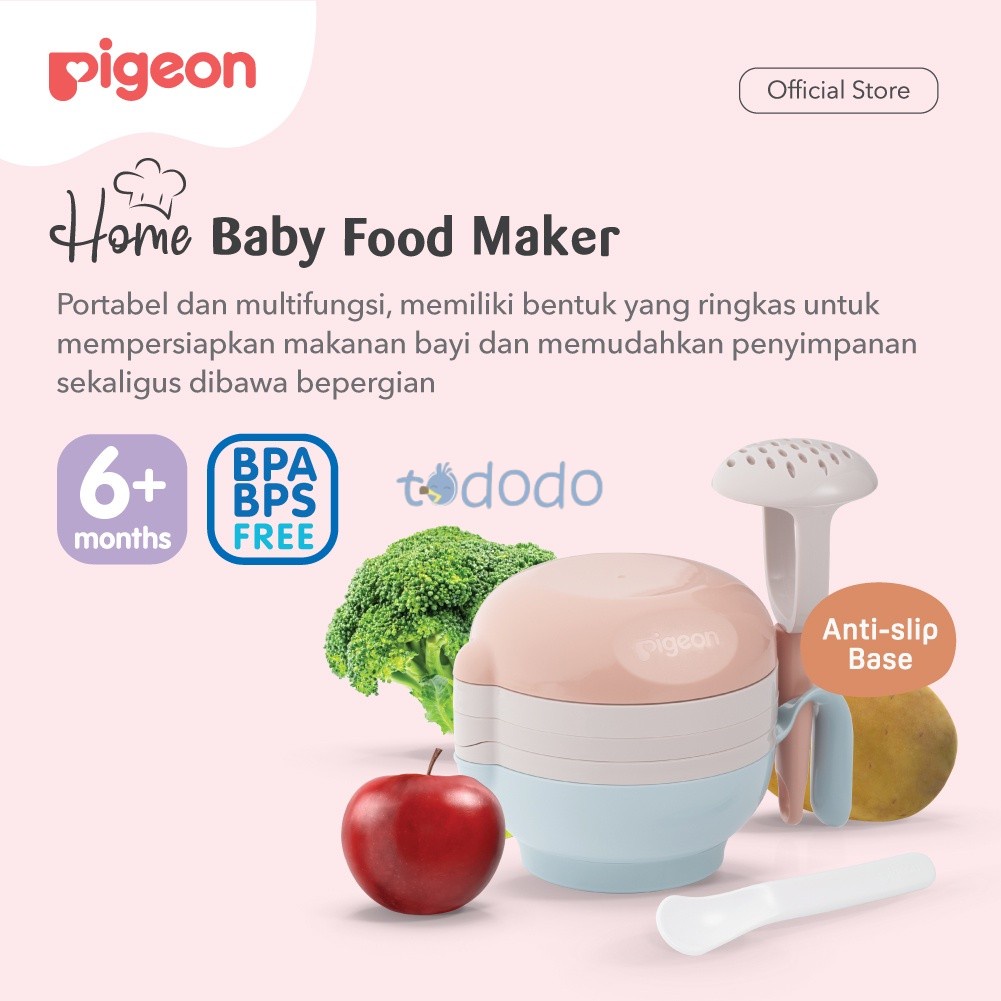 Alat Pembuat Makanan Bayi PIGEON Home Baby Food Maker