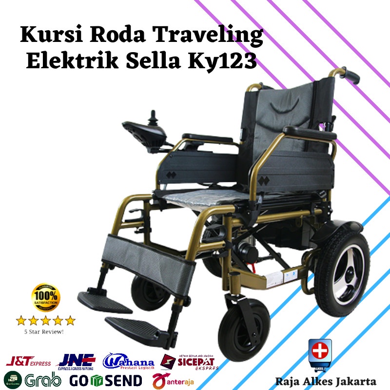 Kursi Roda Traveling Elektrik Sella Premium/kursi roda elektrik