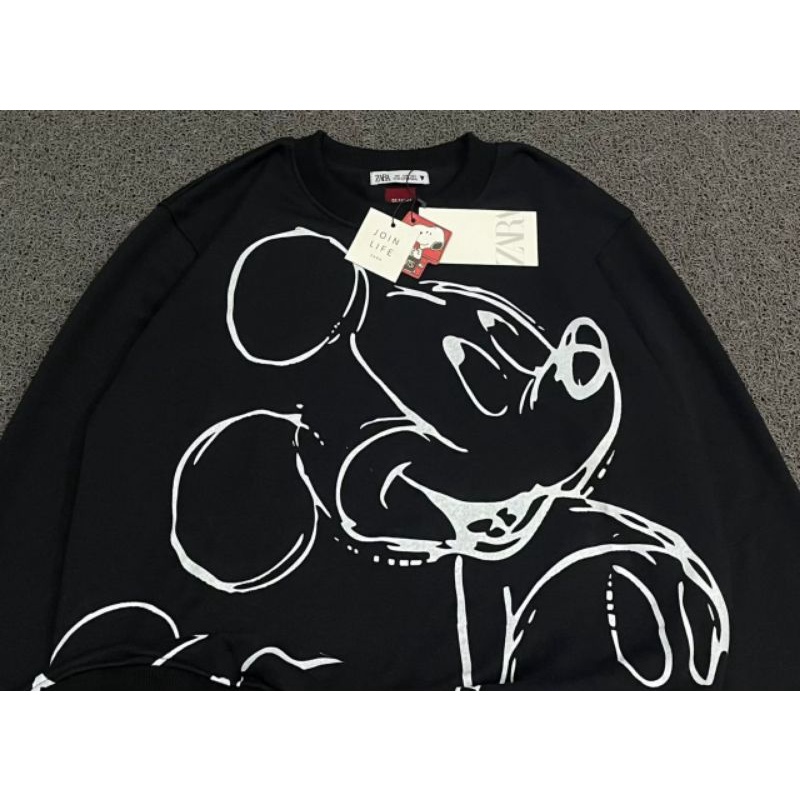 SWEATER CREWNECK Z4R4 X UNIQLO X MICKEY MOUSE DISNEY FULLTAG&amp; LEBEL PREMIUM