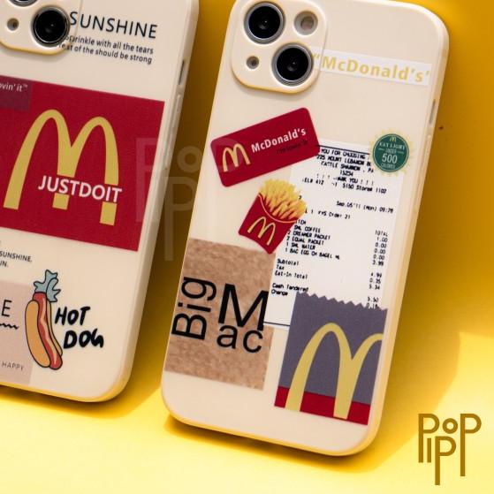 MCDONALD’S Case iPhone 6 7 8 Plus X XS MAX XR 11 12 13 PRO MAX MINI - MC HOTDOG, iPhone 6/6s