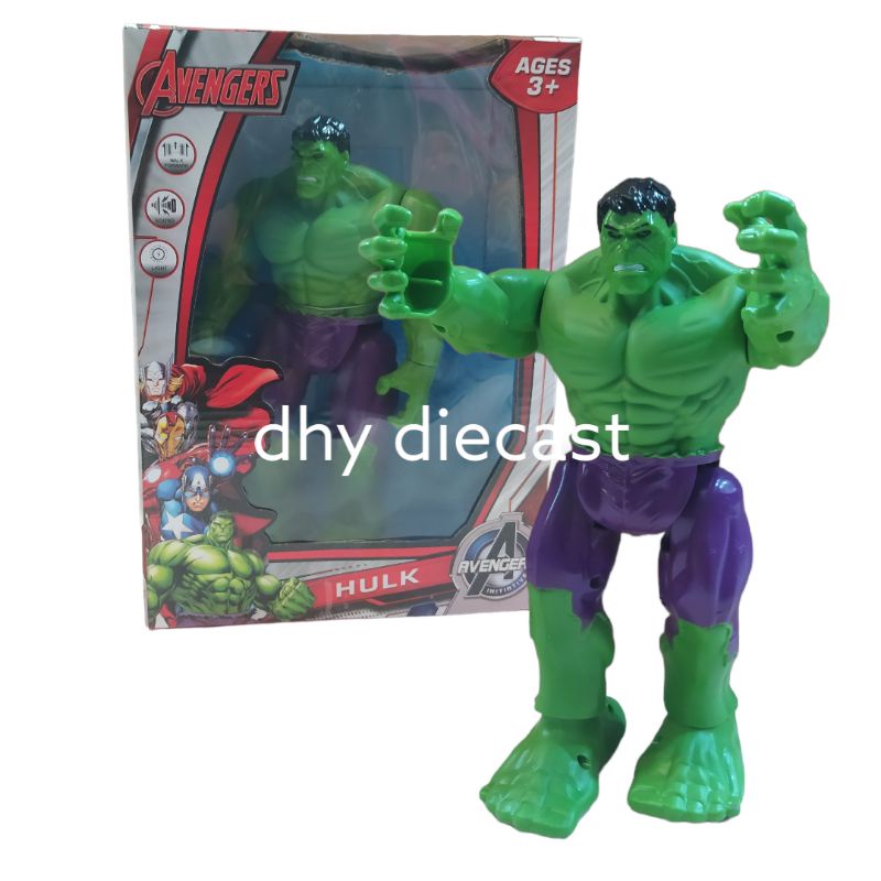 Mainan robot hulk figure hulk Avenger karakter hulk