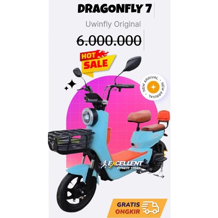 Sepeda Listrik Uwinfly Dragonfly 7 DF 7 DF 5 Redfish2 RF3 Selis Molis Goda