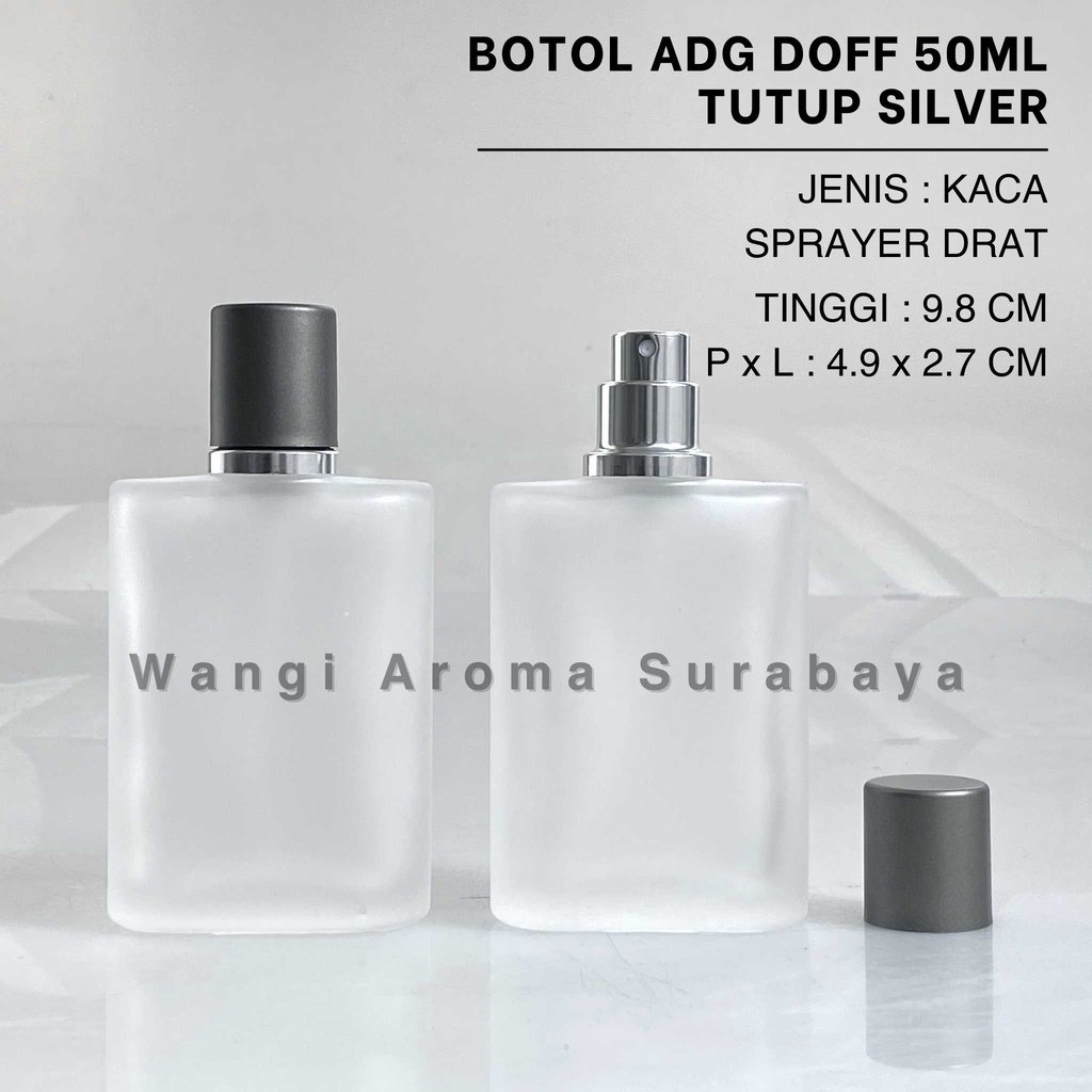 Botol ADG 50ML Doff Spray Drat - Botol Parfum ADG Drat - Botol Parfum 50ML Perlusin