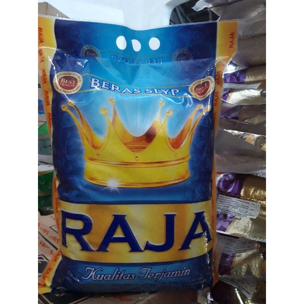 

Beras raja biru dan platinum 5kg best quality
