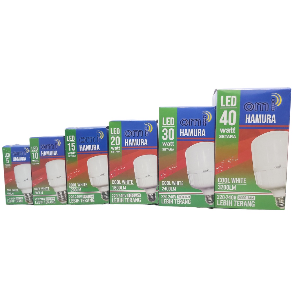 Bola Lampu Led OMI 30 Hamura  Bohlam OMI Led 30 Watt Hamura