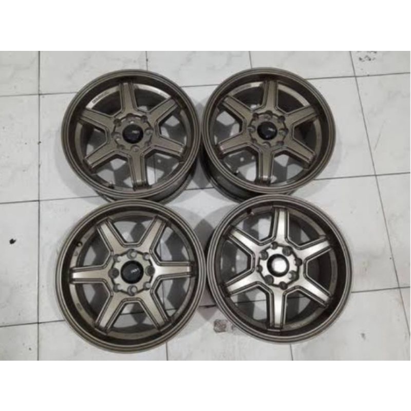 Velg Mobil Bekas Hsr Minas R16 Hole 5X100 5X114,3 Untuk Mobil Gran Max Pickup Serena Ertiga BRV New 