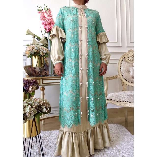 Dress Brukat | One SET (outer & inner)