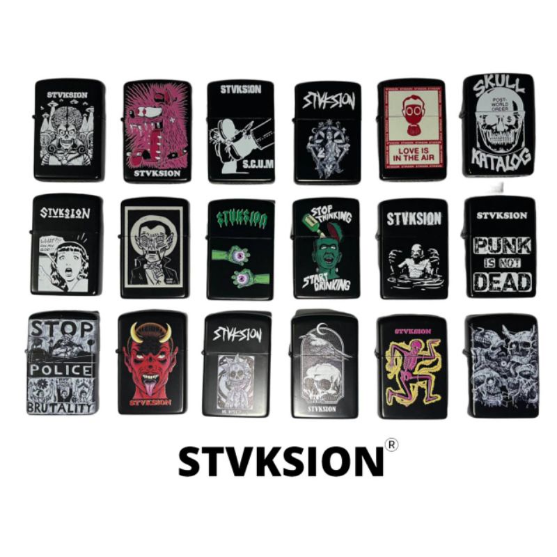 POCKET LIGHTER STVKSION / KOREK API ZIPPO / KOREK ZIPPO POLOS CUSTOM / KOREK API TITANIUM STAINLESS 