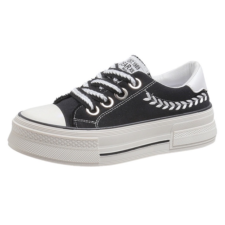 TBIG [COD] Sepatu Sneakers AMANDA Sepatu Kanvas Import Wanita Sepatu Korea Style Sekolah Kuliah