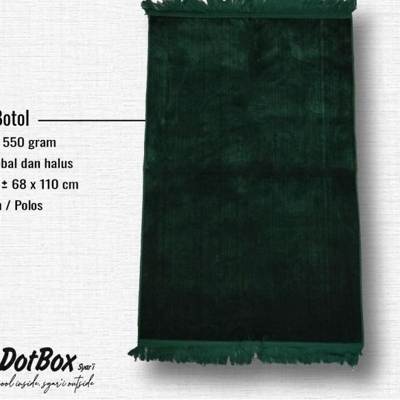 Sajadah Besar / Sajadah Polos Tebal / Sajadah Jumbo / Sajadah Turki - Cokelat