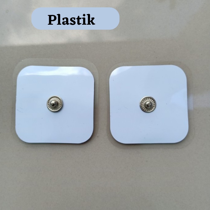 Alat Pijat Terapi Pad Tens Kancing Pads EM / Pad Elektroda Terapi Stroke Nyeri Sendi Otot Size 5cm X 5cm