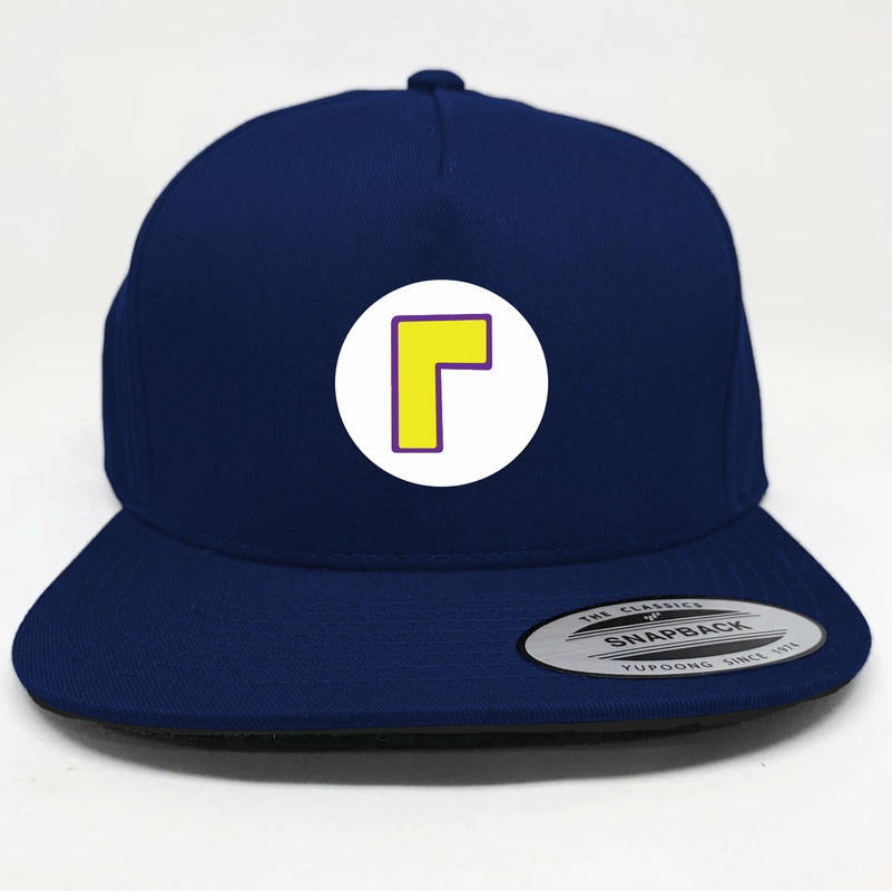 Topi Snapback Super Mario Waluigi L Logo