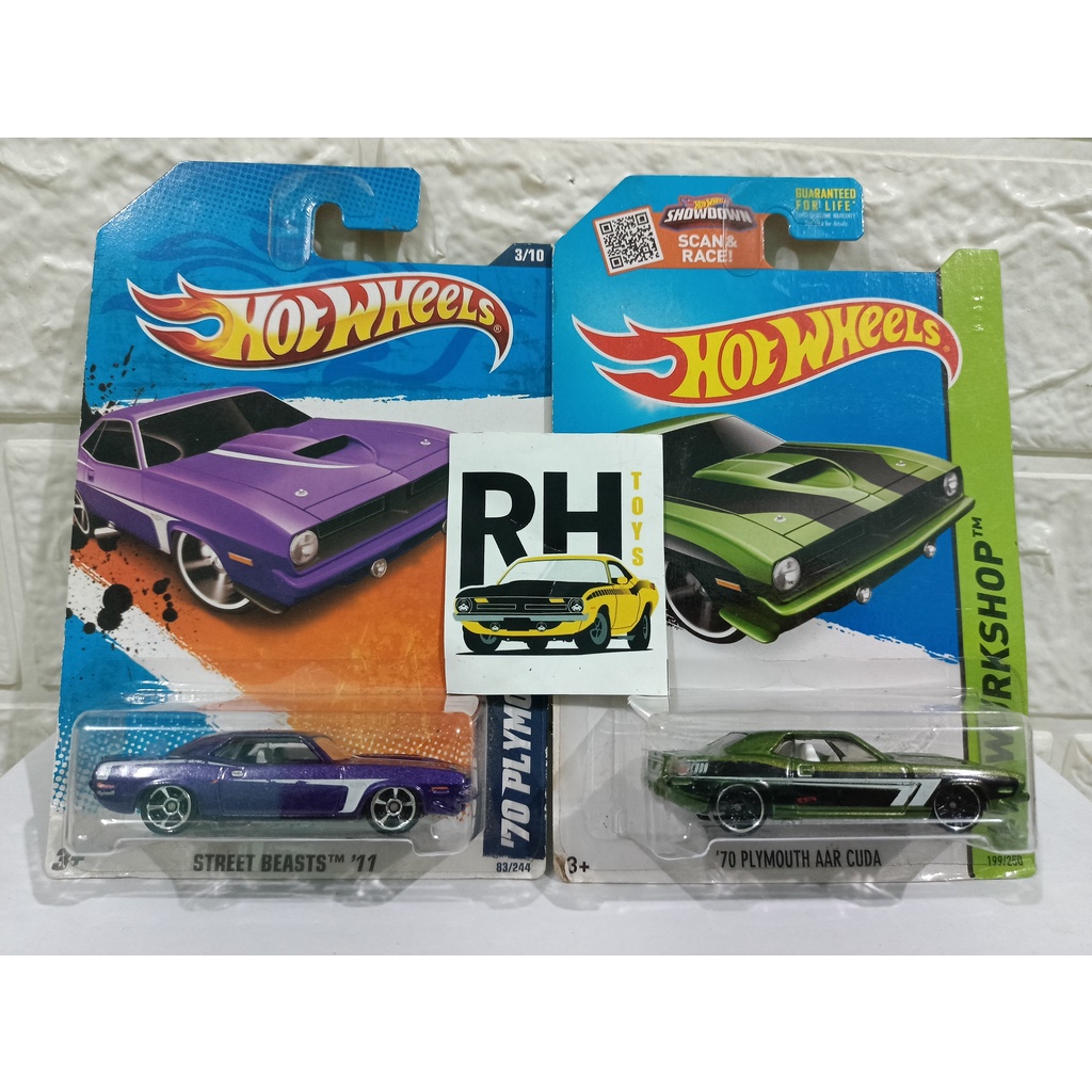Hot Wheels 70 Plymouth Aar Cuda hw workshop