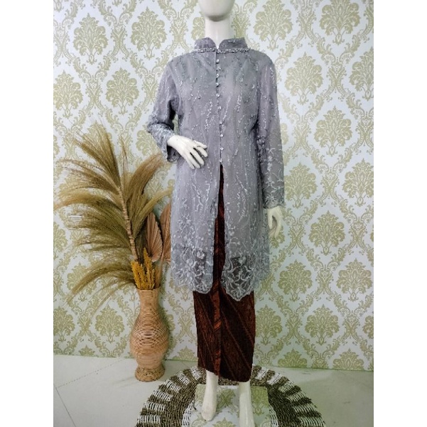 KEBAYA TUNIK IBU BESAN SIZE XL (LD 110), XXL (LD 115), XXL ( LD 120)