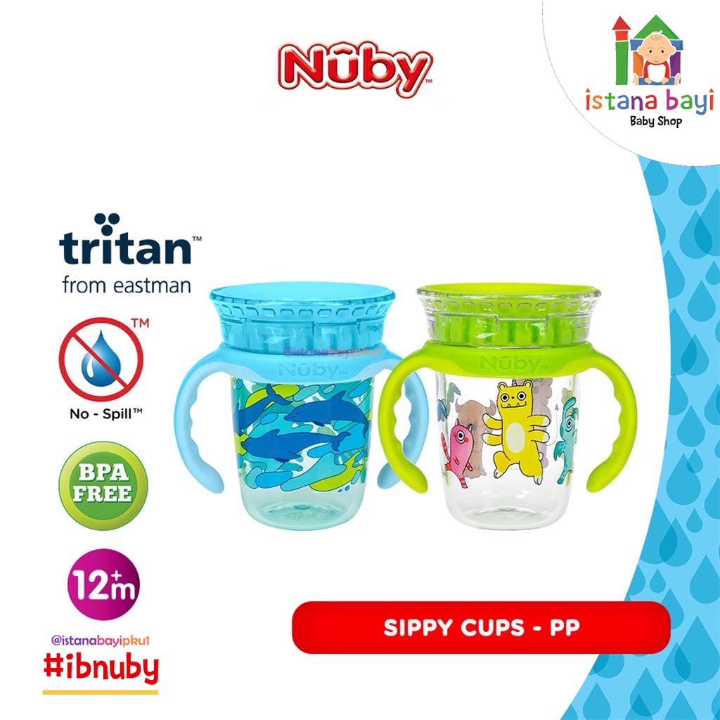 Nuby Tritan Smart Cup 240ml - Botol Minum Anak