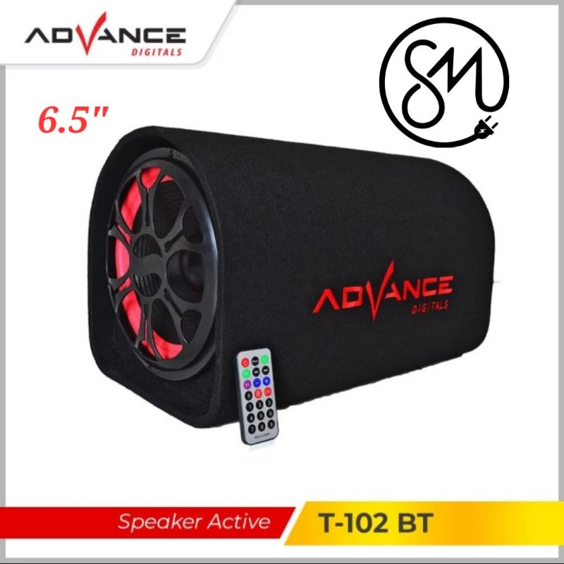 Speaker Advance T-102BT Subwoofer basstube T102BT 6.5 inch bluetooth