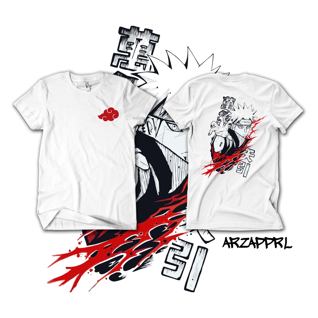 T-SHIRT KAOS DISTRO PAIN AKATSUKI