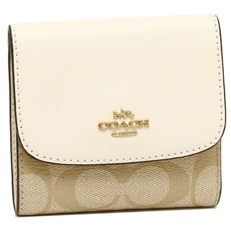 Coach Wallet In Gift Box Small Wallet In Signature Canvas (F87589)