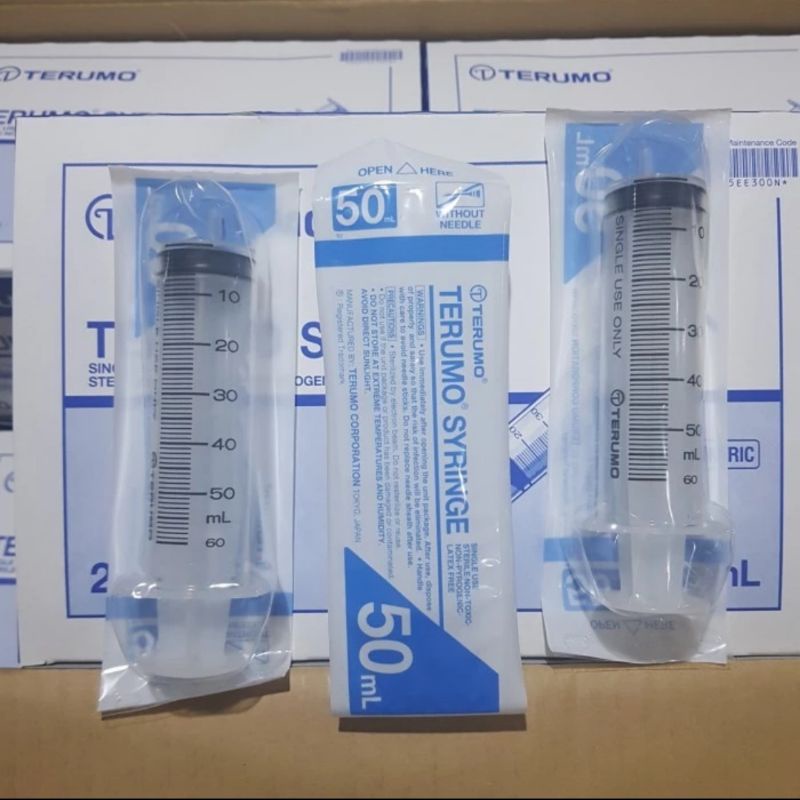Spuit 50cc Lubang Samping Terumo Eccentric Syringe 50ml Terumo