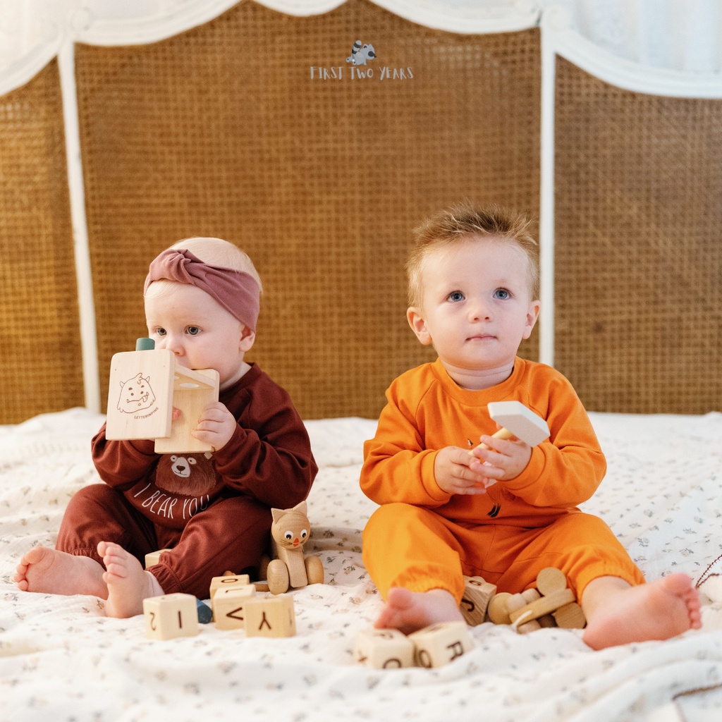 Bohopanna Pannadaily - Long Pajama Kids Print / Setelan Baju Tidur Bayi Unisex