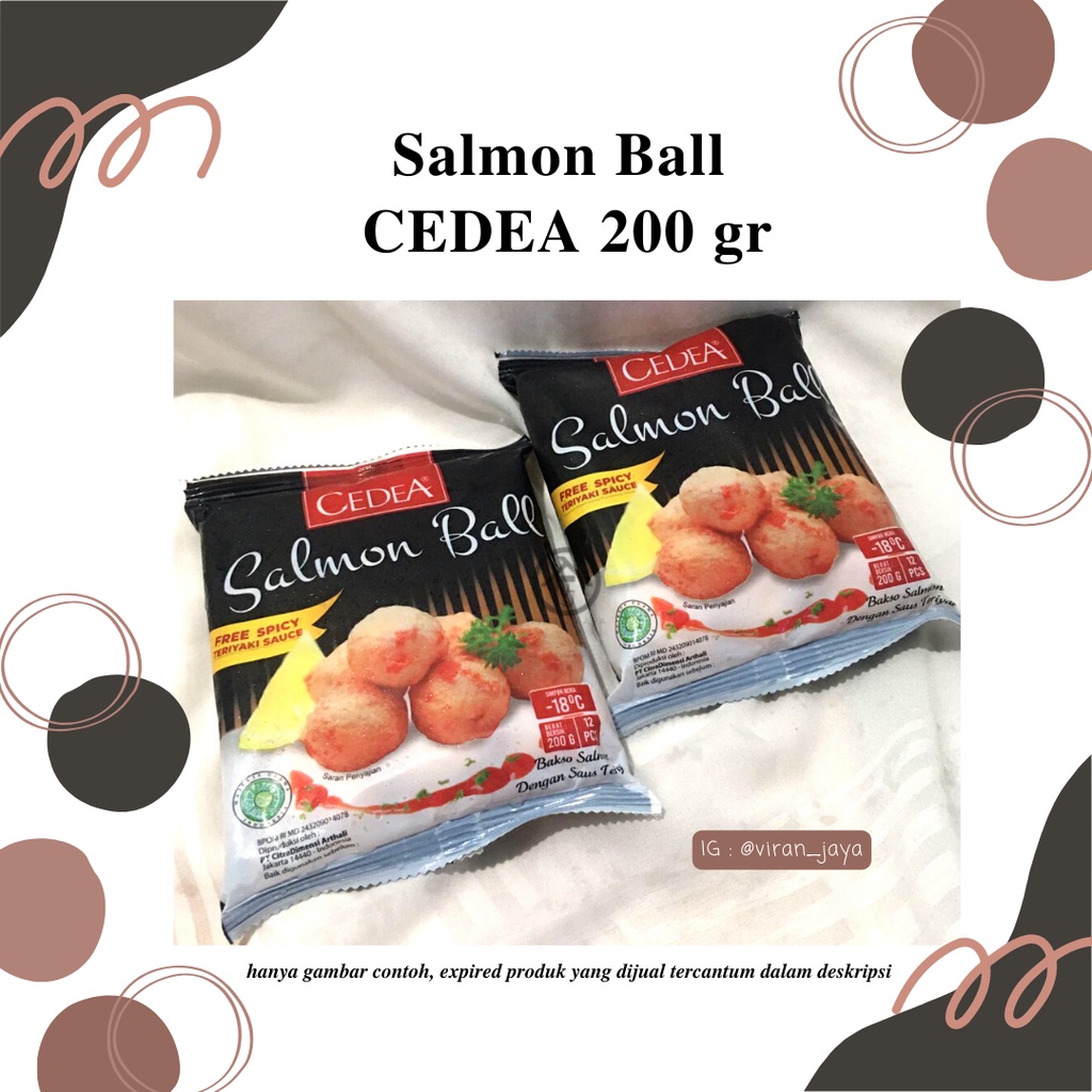 

Salmon ball Cedea 200 gr - Frozen Food