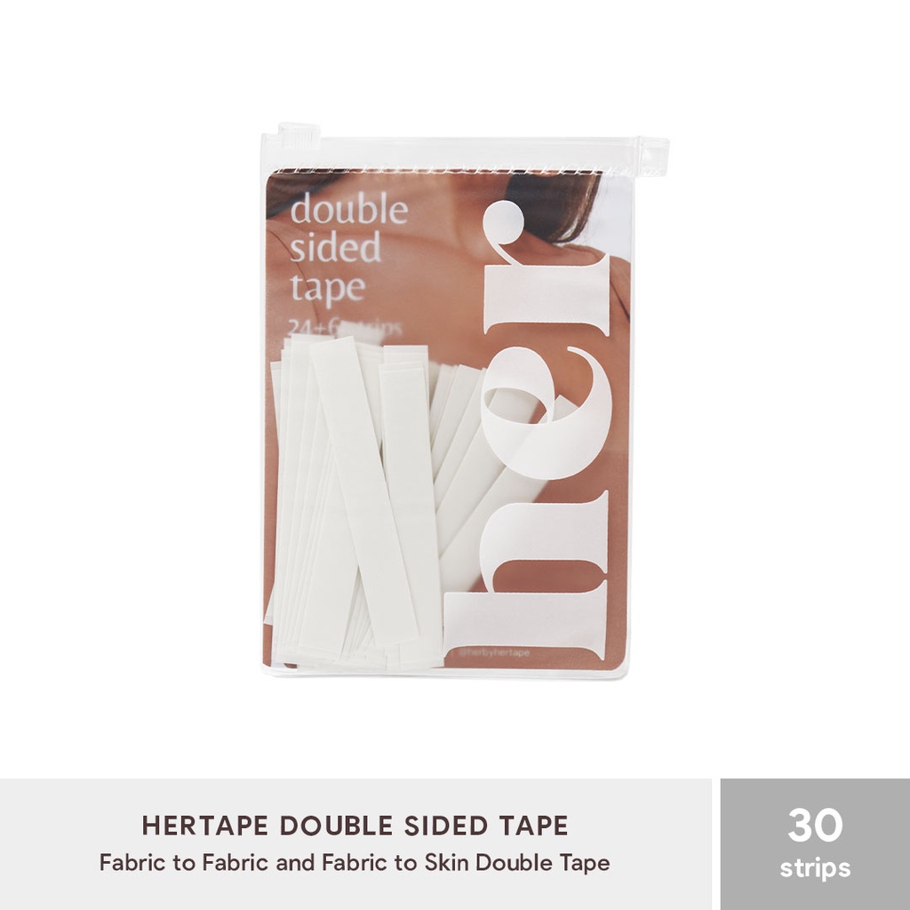 Hertape Double Sided Tape / Solasi Bolak Balik (30 pcs) / Solasi pakaian