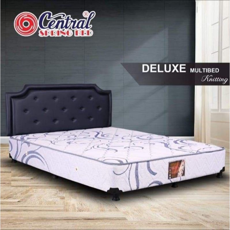 Springbed Central Multibed Deluxe Full Set Sandaran Original Garansi 10th Boxy Premium Terbaru ukuran mulai 140,160,180 x200 inthebox olympic american comforta kasur matras divan bisa COD mebel lamongan