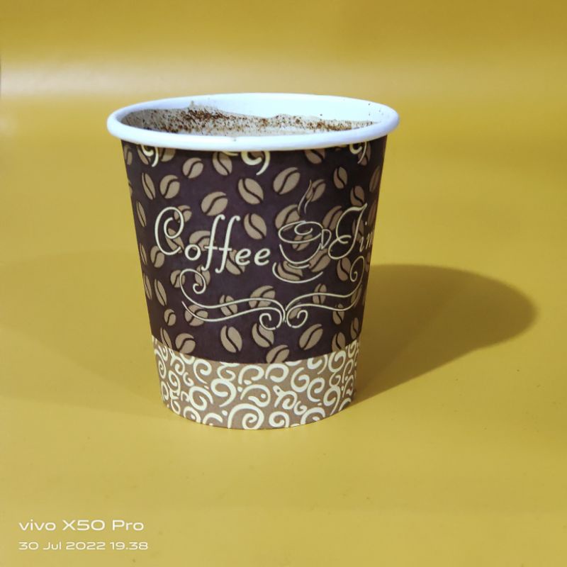 PAPER CUP KOPI 8 OZ / GELAS KERTAS 8OZ 240 ML ISI 50 PCS