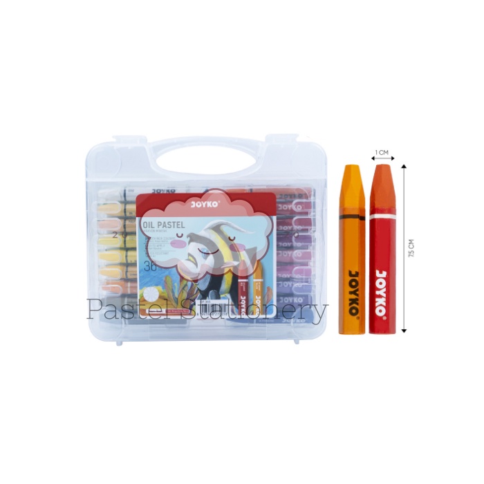 

Crayon Joyko Titi 36 Warna OP-36S - Oil Pastel Color Krayon Joyko