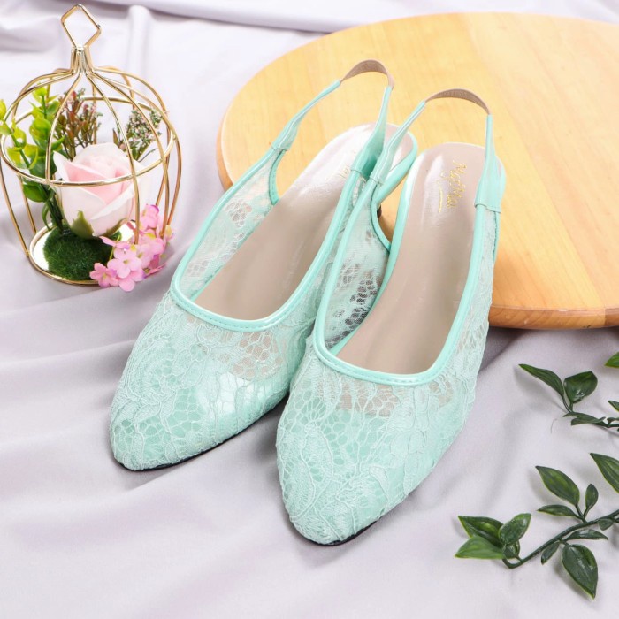 flat shoes combi brukat