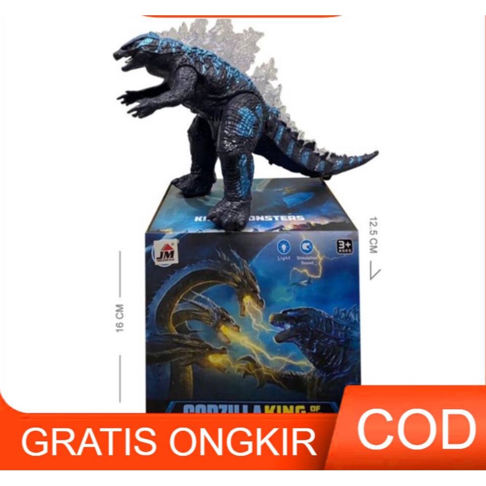 Mainan Anak ROBOT GODZILLA KING MONSTER Bisa Jalan Lampu Dan Bersuara Godzilla Monster Robot Godzilla