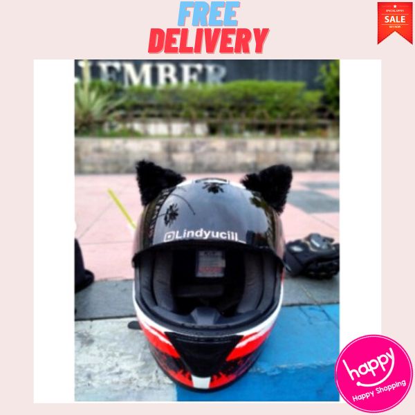 ⚡BEST SELLER⚡ AKSESORIS JUPING HELM / KUPING KUCING HELM  / Kuping Helm, Kuping Kucing Helm, Kuping 