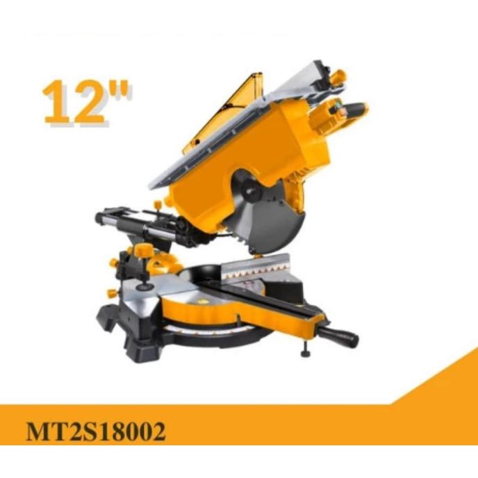 Miter Saw Mitre Table Saw Sliding 12" Inch Combo 2In1 Ingco Mt2S18002 Storsilfia