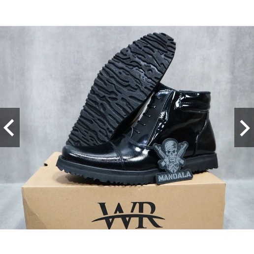 Sepatu PDH Polri / Sepatu PDH TNI / Sepatu PDH kulit sapi asli