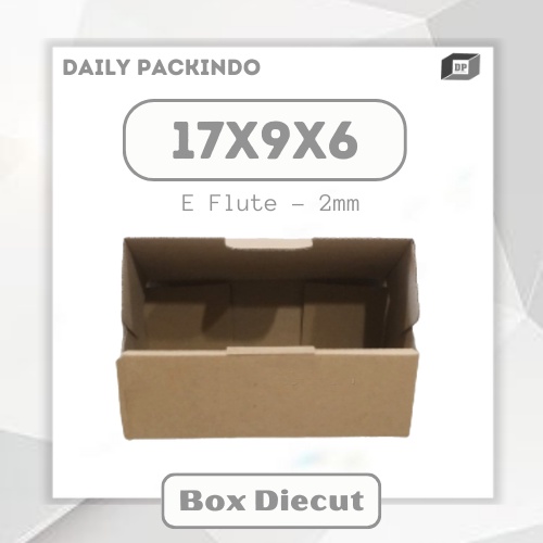 

Kardus/Dus/Box Diecut Roti Bakar/Donut Ukuran 17X9X6 Cm Coklat Polos