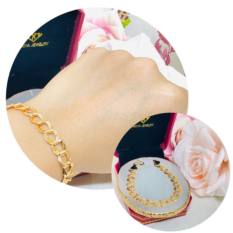 Gelang rante emas dewasa yaxiya