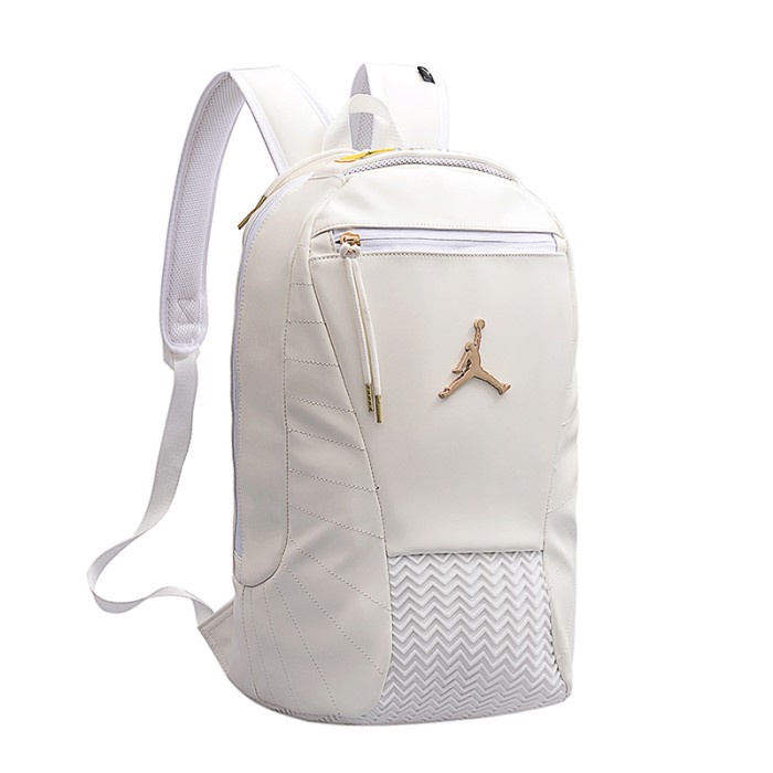 (PROMO COD) Backpack Air Jordan Retro XII - Tas Jordan - Putih