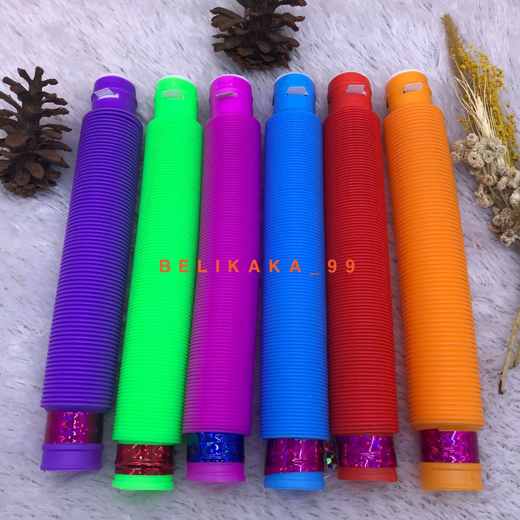 MAINAN ANAK SELANG NYALA LIGHT UP POP PIPES VIRAL / MAINAN SELANG LAMPU / POP LIGHT / SELANG LAMPU POLOS WARNA WARNI / MAINAN ANAK LAMPU LED / SELANG LED / LIGHT UP TUBES POP PIPES LED